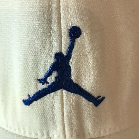 Jordan Dark Blue Flight Emblem Curved Bill L/XL Active Athletic Sport Cut Hat - Picture 3 of 8